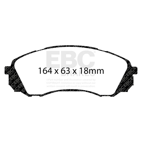 EBC Ultimax OE Replacement Brake Pad Set (DP1953)