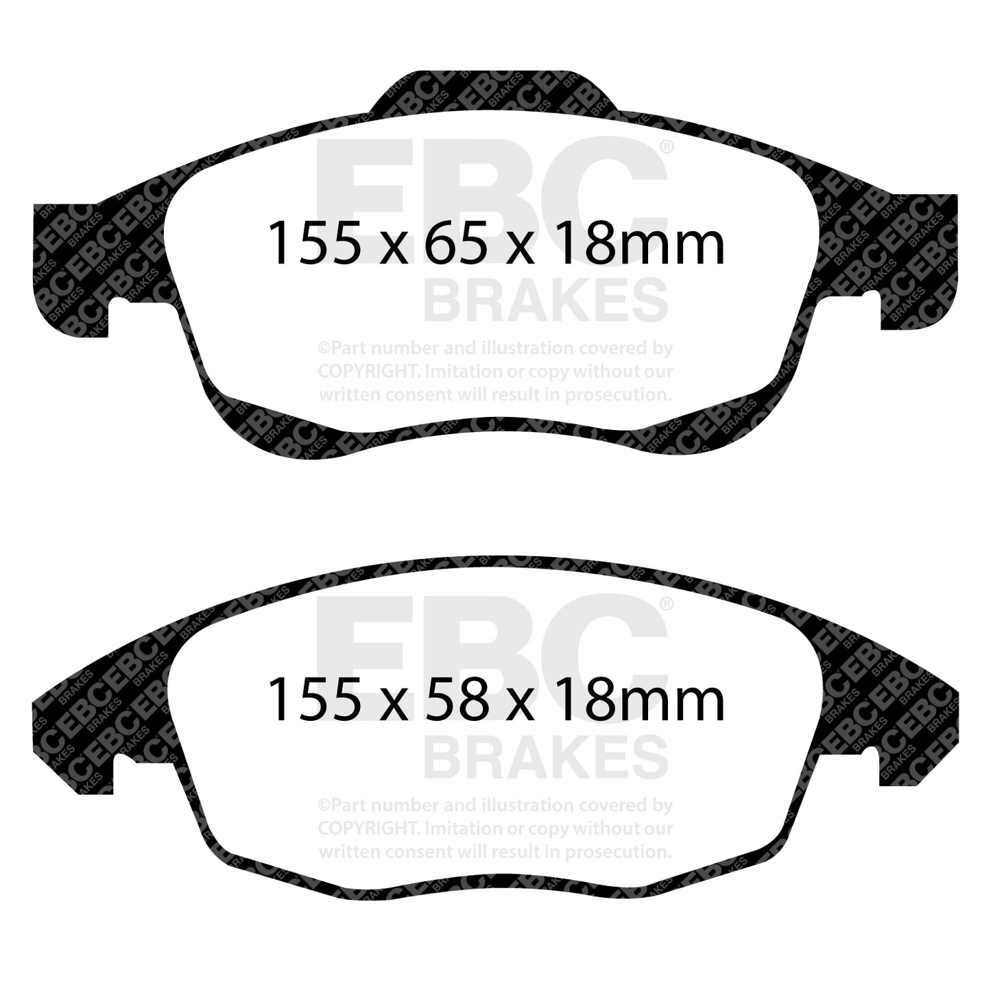 EBC Ultimax OE Replacement Brake Pad Set (DP1959)