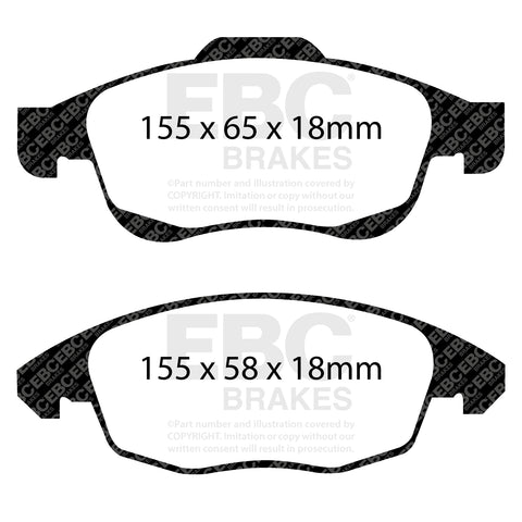 EBC Brakes Pad and Disc Full vehicle Kit (PD40K514)