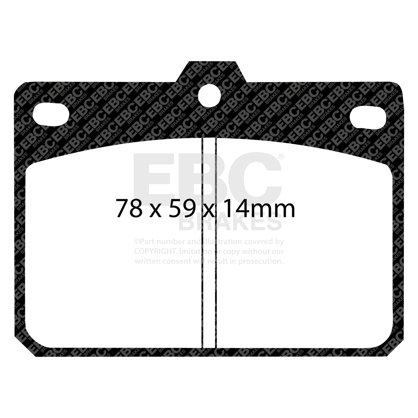 EBC Ultimax OE Replacement Brake Pad Set (DP196)