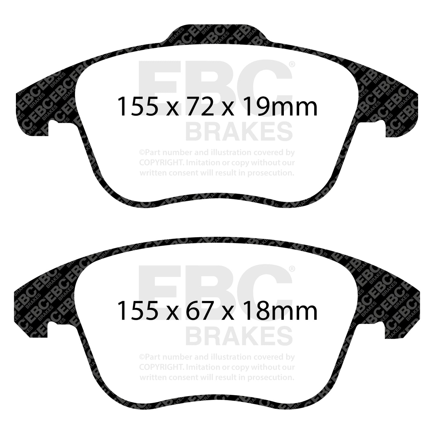 EBC Brakes Pad  and  Disc Kit (PD01KF339)