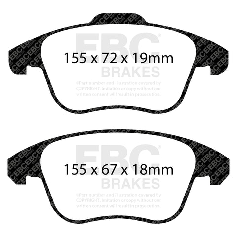 EBC Brakes Pad and Disc Full vehicle Kit (PD40K565)