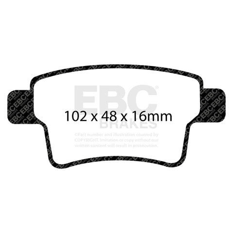 EBC Brakes Pad  and  Disc Kit (PD01KR230)