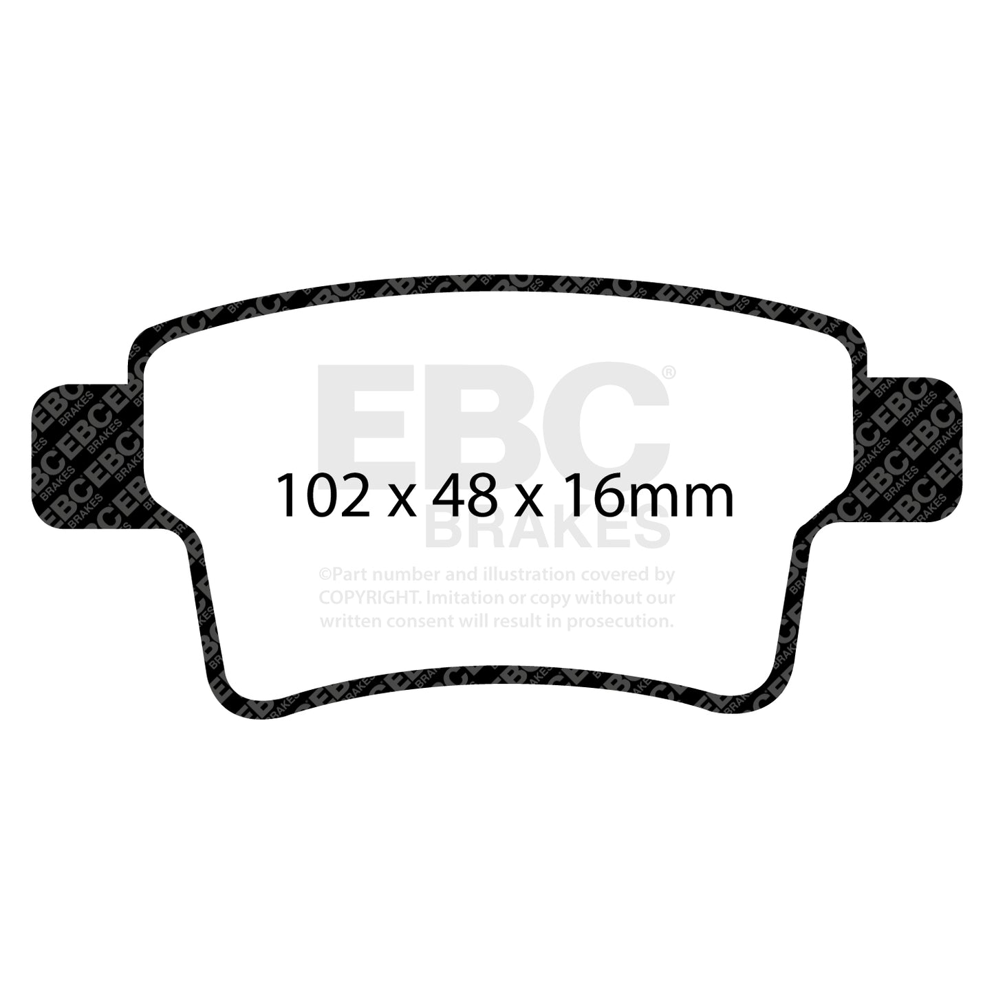 EBC Ultimax OE Replacement Brake Pad Set (DP1961)