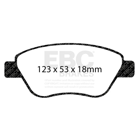 EBC Brakes Pad and Disc Kit (PDKF1474)