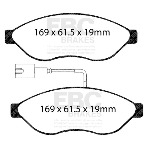 EBC Brakes Pad and Disc Full vehicle Kit (PD40K619)