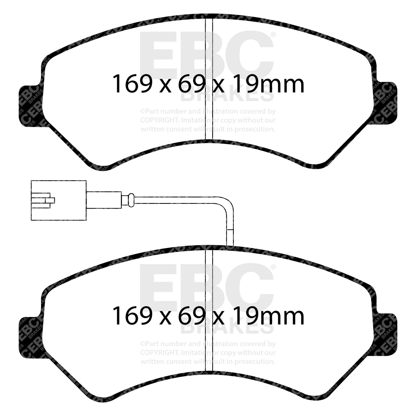 EBC Brakes Pad and Disc Kit (PDKF523)
