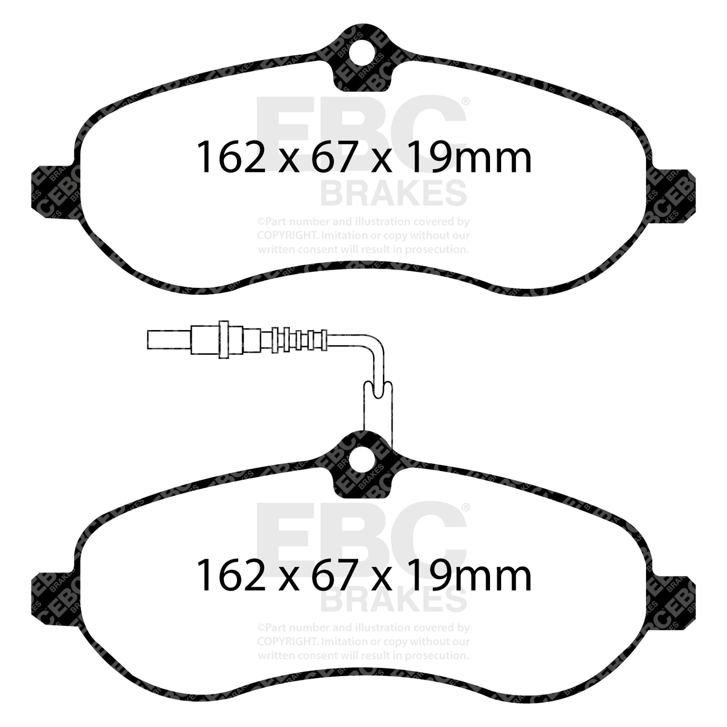 EBC Brakes Pad and Disc Full vehicle Kit (PD40K517)