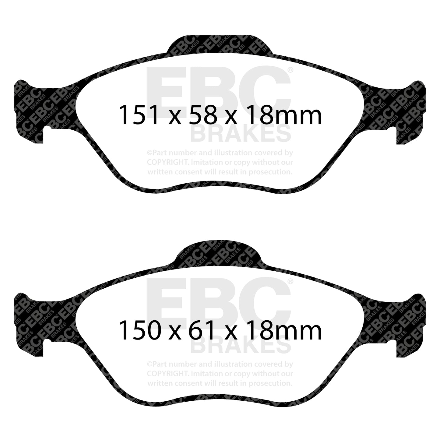 EBC Brakes Pad  and  Disc Kit (PD01KF1510)