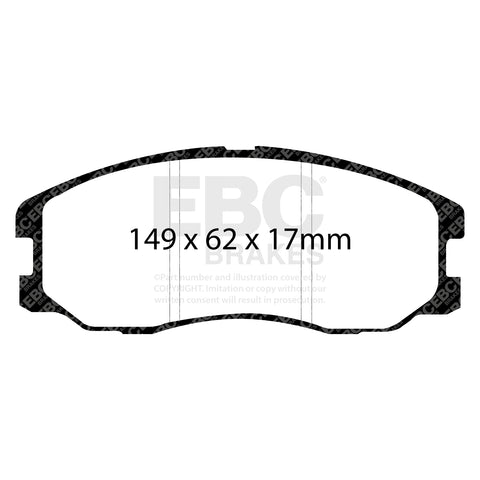 EBC Greenstuff 6000 Series Truck and SUV Brake Pad Set (DP61975)
