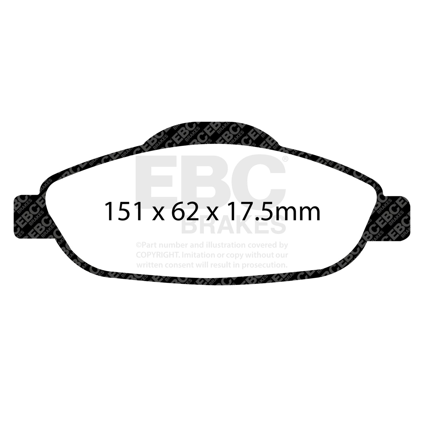 EBC Yellowstuff 4000 Series Street and Track Brake Pad Set (DP41978R)
