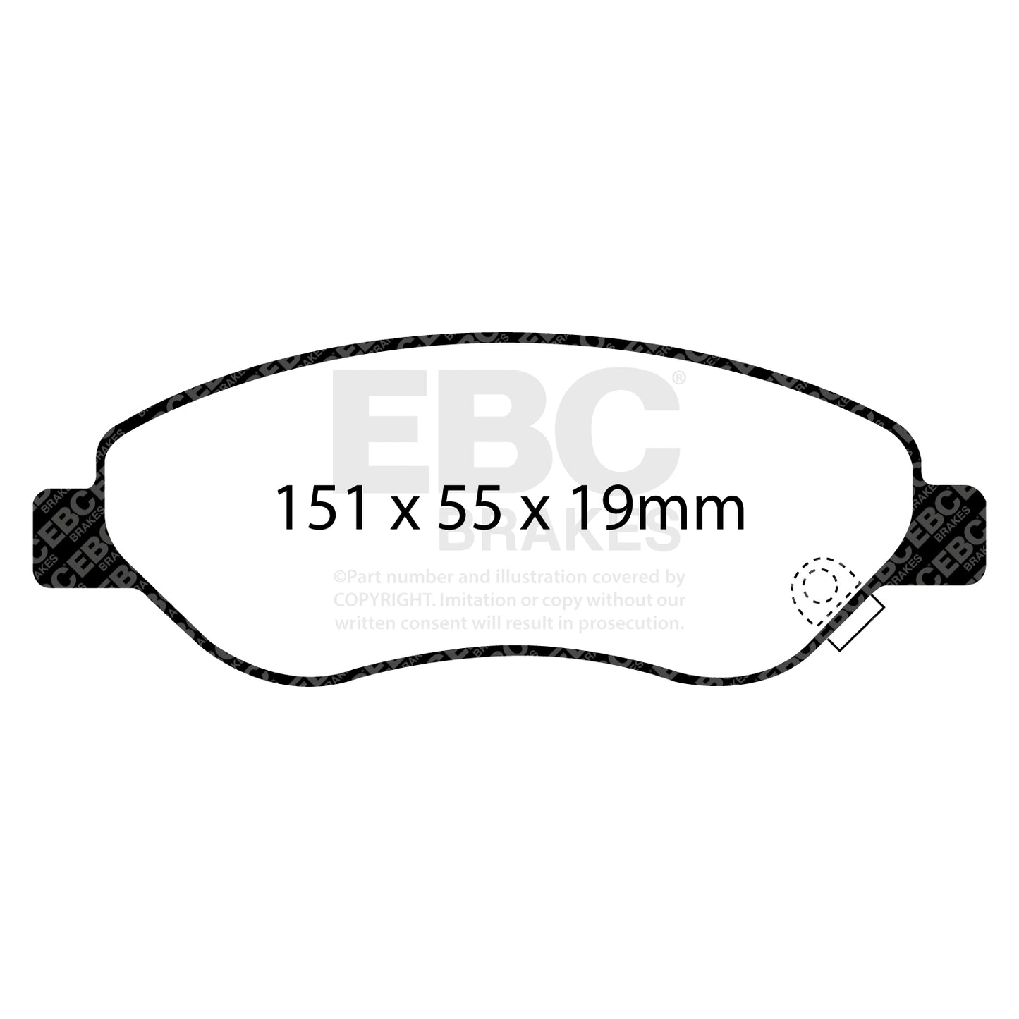 EBC Brakes Pad and Disc Kit (PDKF1512)