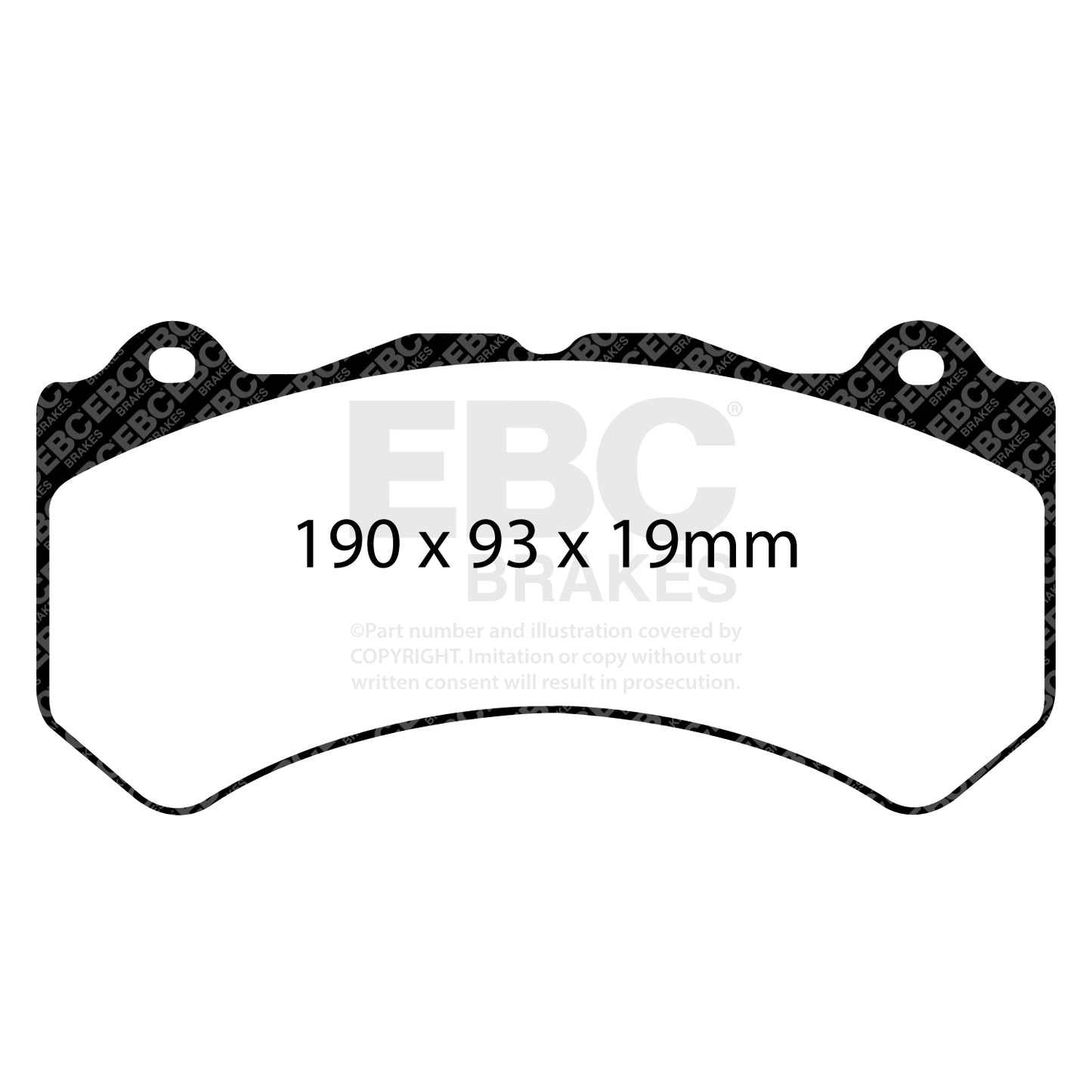 EBC Pad + 2 Piece Disc Kit P2DK005B Front