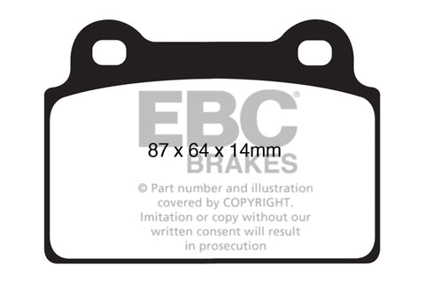 EBC Racing Brake Pads - (DP81985RP1) Rear