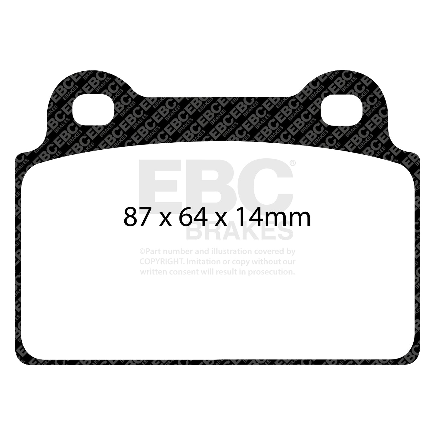 EBC Racing Brake Pads - (DP81985RP1) Rear