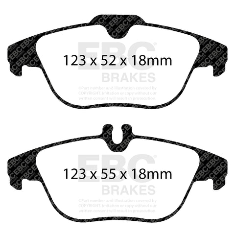 EBC Redstuff 3000 Series Sport Brake Pad Set (DP31990C)