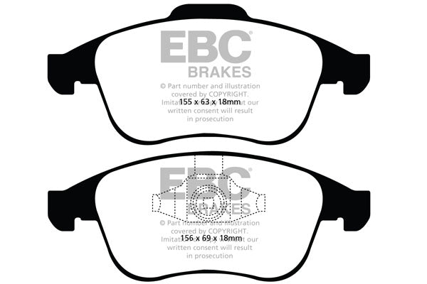EBC Brakes Pad  and  Disc Kit (PD01KF1280)