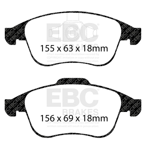 EBC Brakes Pad and Disc Kit (PDKF1678)