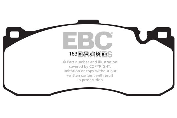 EBC Racing RP-X Track and Race Brake Pads (DP81995RPX)