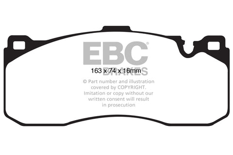 EBC Brakes RP1 Racing Pad (DP81995RP1) Front