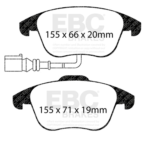 EBC Ultimax OE Replacement Brake Pad Set (DP1997)