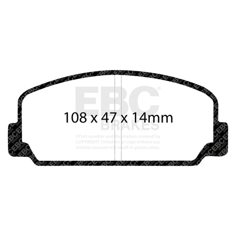 EBC Brakes Pad and Disc Kit (PDKF1838)