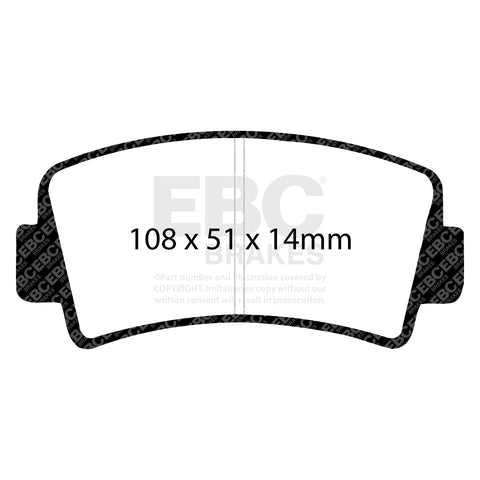 EBC Brakes Pad and Disc Kit (PDKF1168)