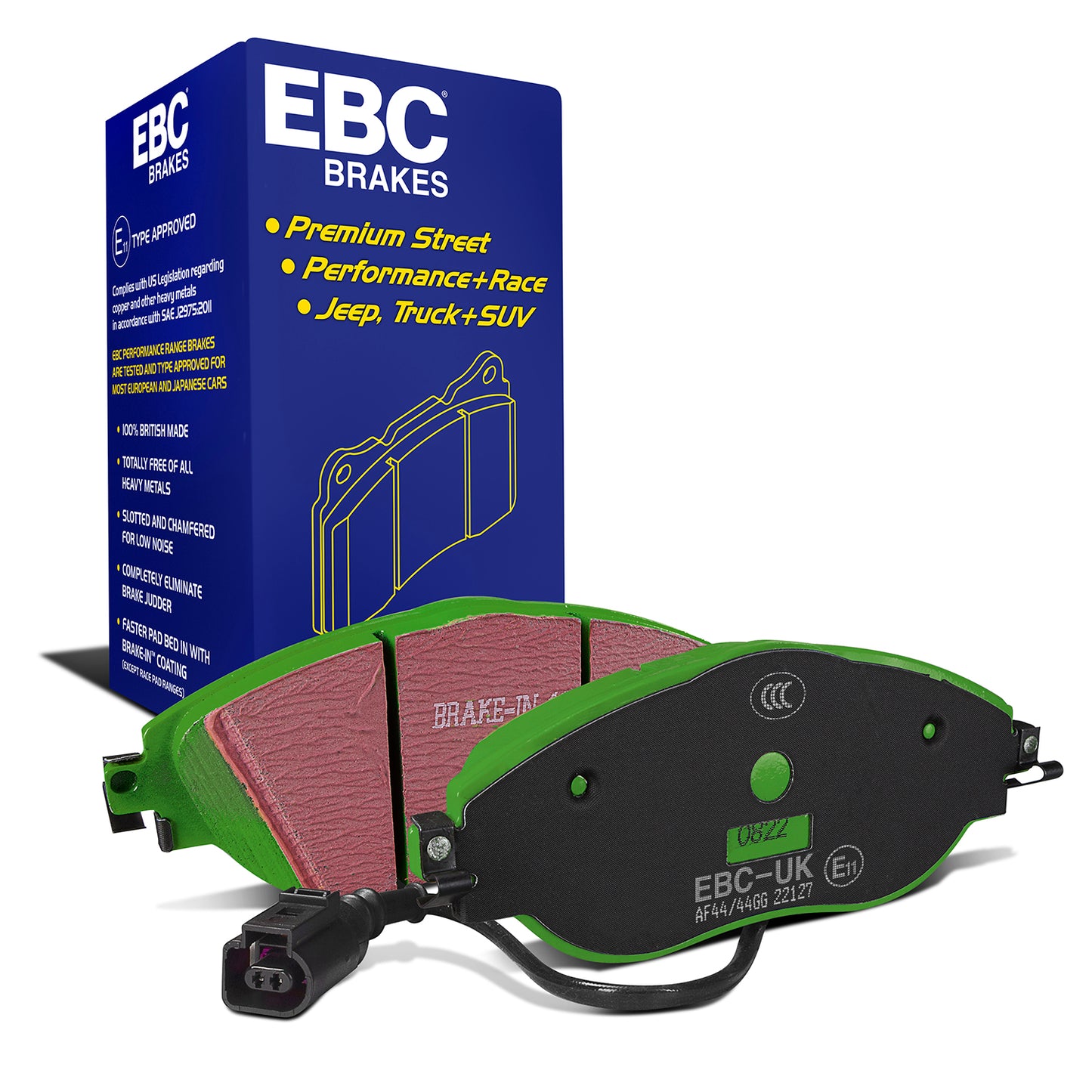 EBC Greenstuff 2000 Series Sport Brake Pad Set (DP22127)