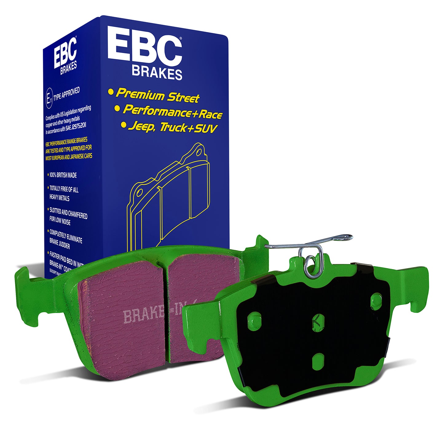 EBC Greenstuff 2000 Series Sport Brake Pad Set (DP22173)