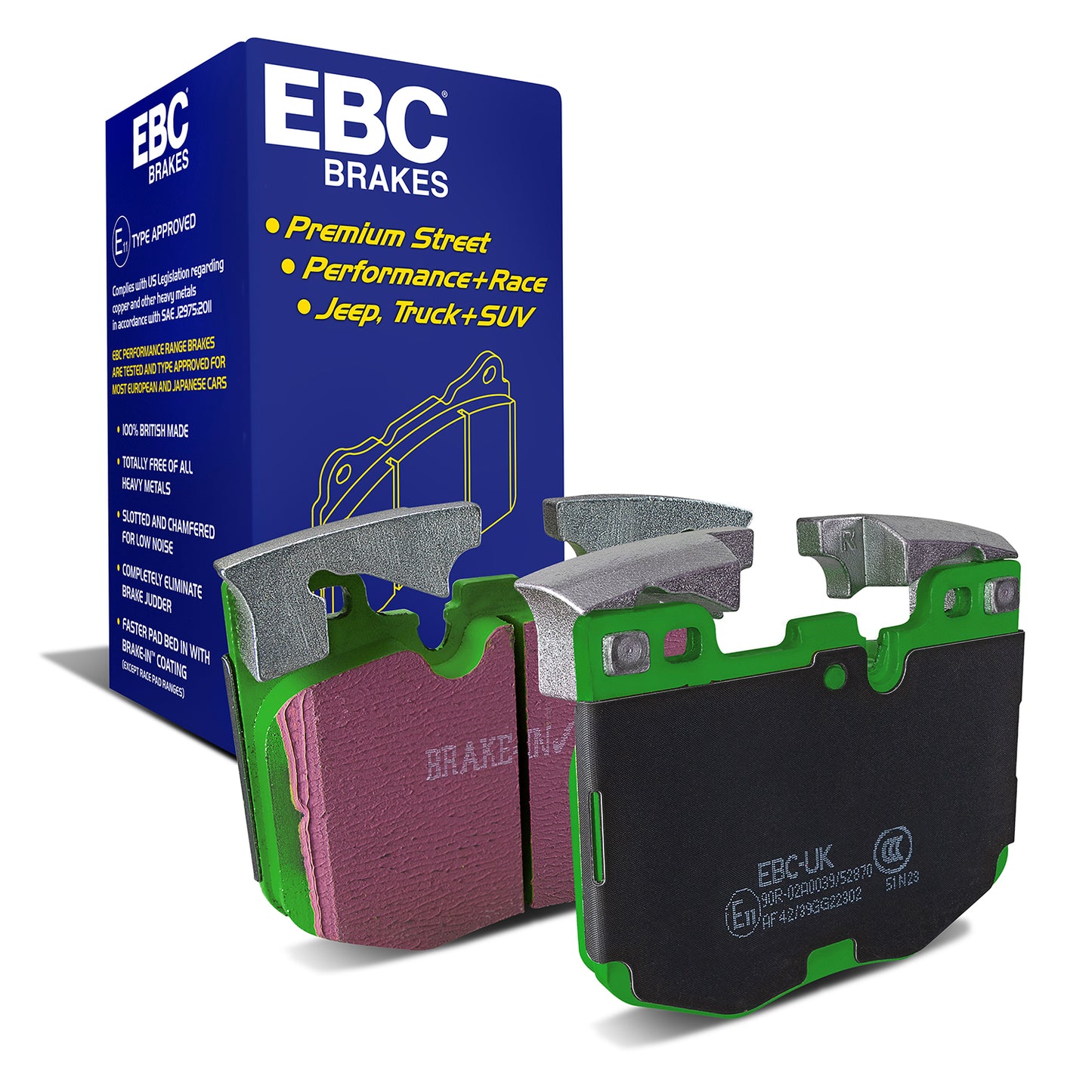 EBC Greenstuff 2000 Series Sport Brake Pad Set (DP22302)