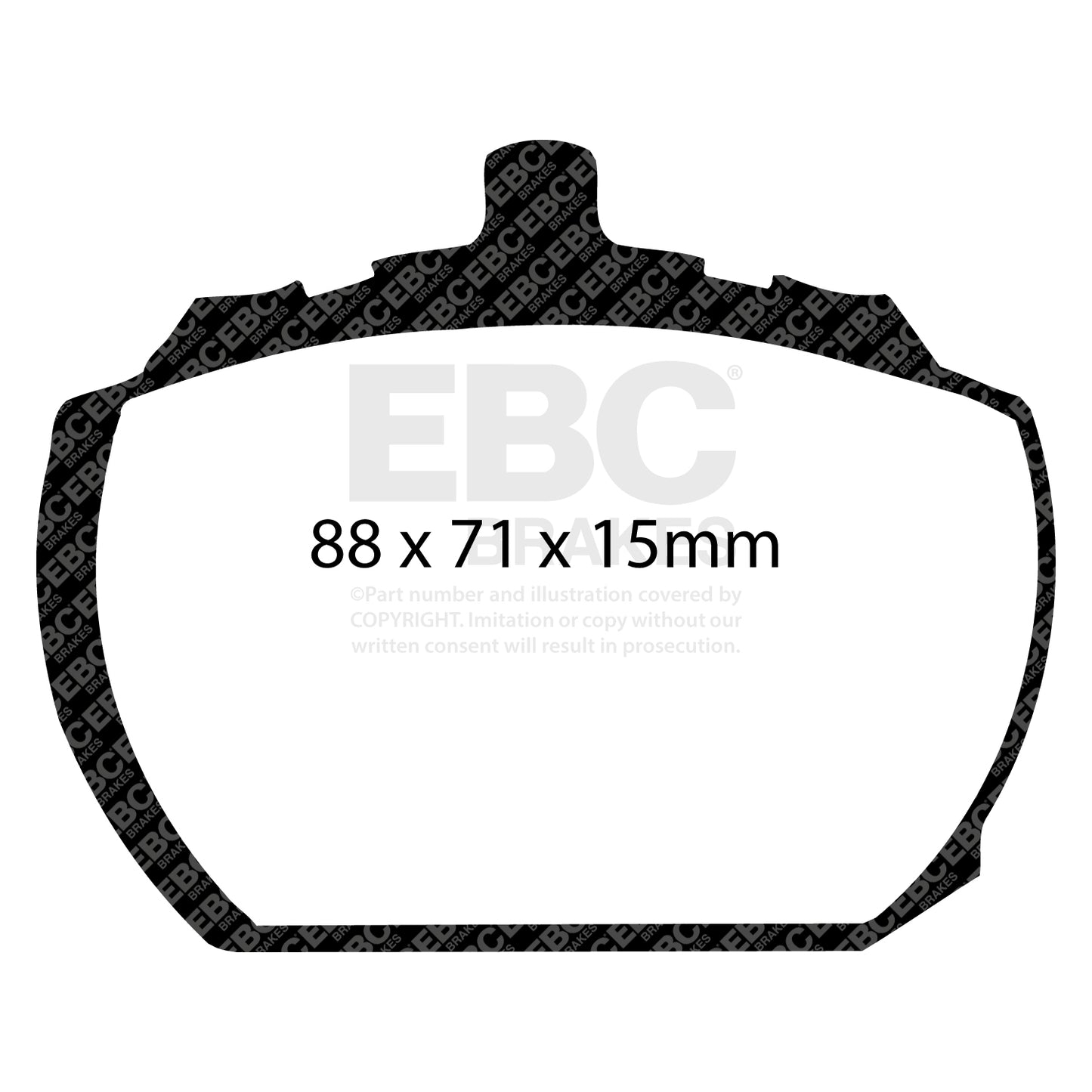 EBC Brakes Pad and Disc Kit (PD08KF361)