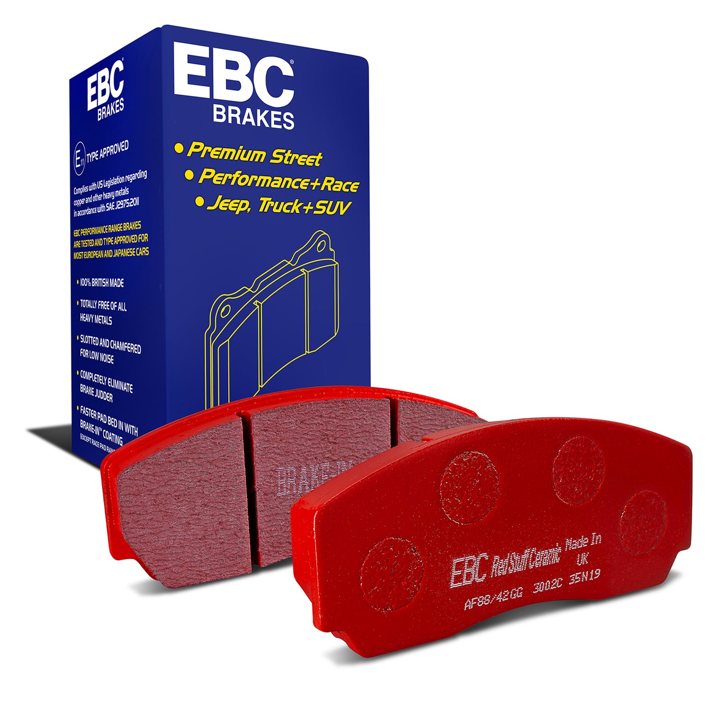 EBC Redstuff 3000 Series Sport Brake Pad Set (DP3002C)