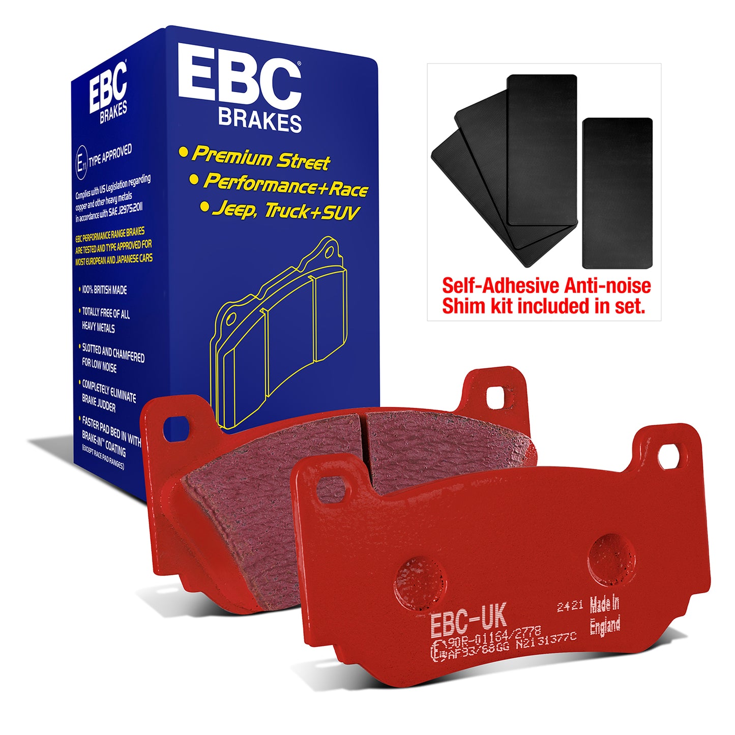 EBC Redstuff 3000 Series Sport Brake Pad Set (DP31377C)