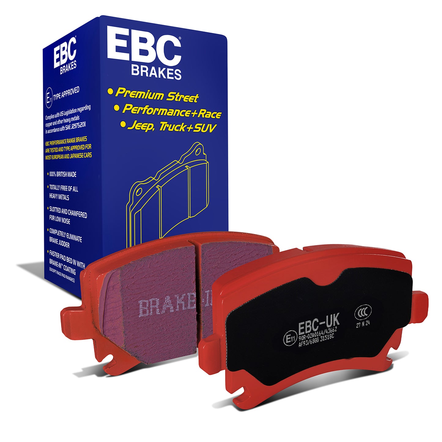 EBC Redstuff 3000 Series Sport Brake Pad Set (DP31518C)