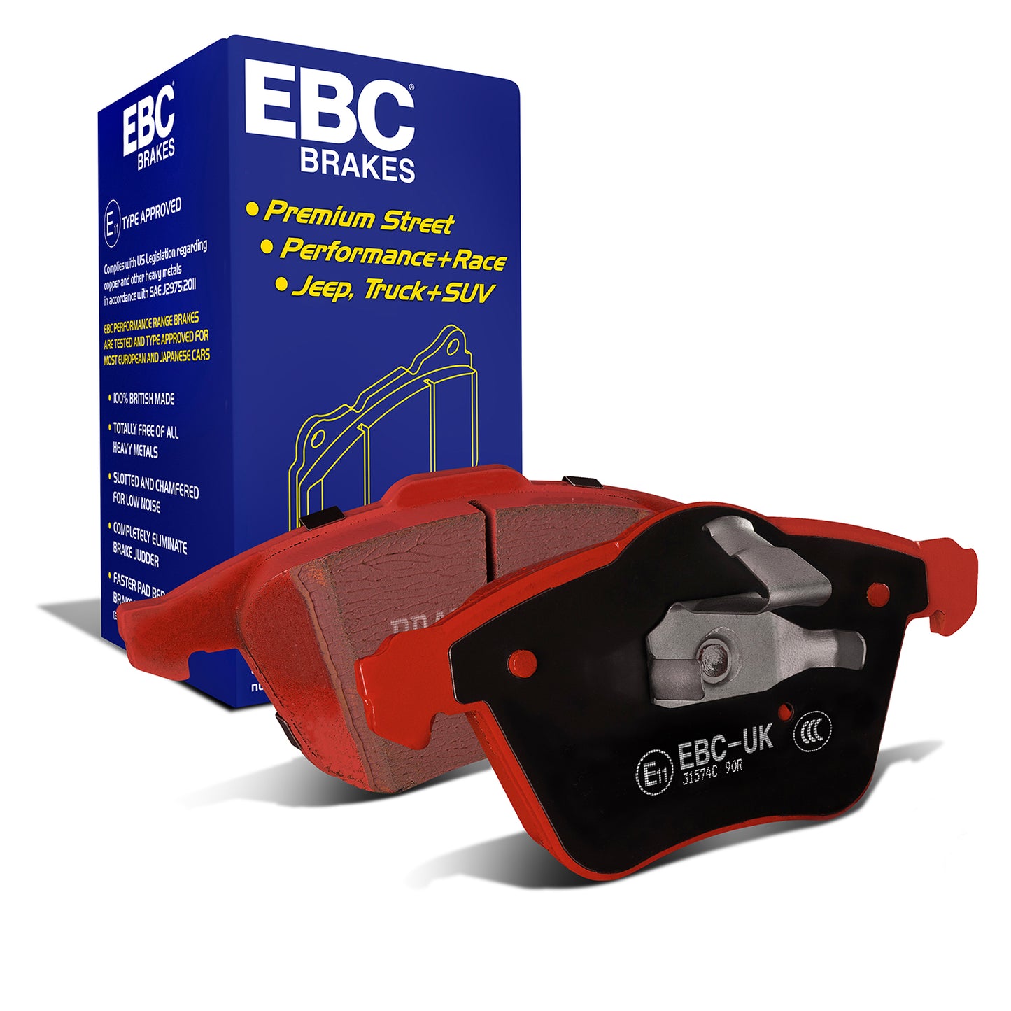 EBC Redstuff 3000 Series Sport Brake Pad Set (DP31574C)