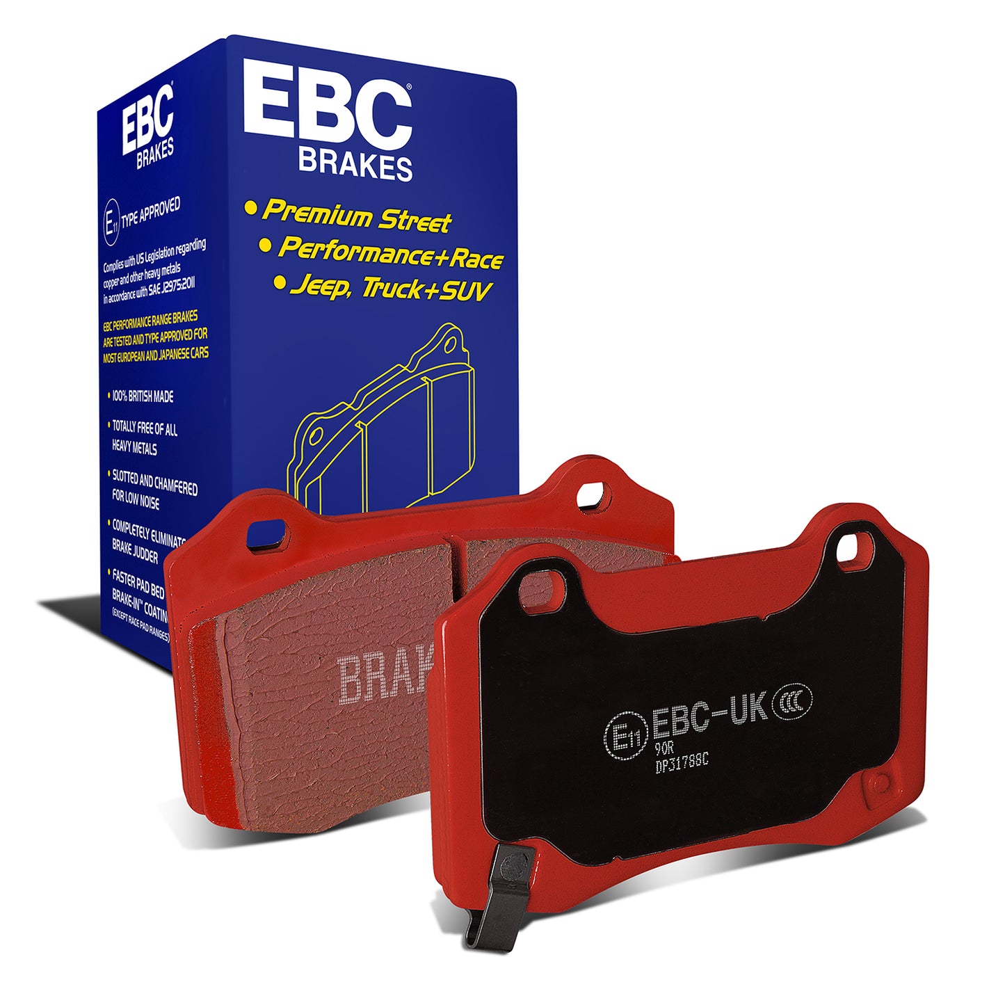 EBC Redstuff 3000 Series Sport Brake Pad Set (DP31788C)