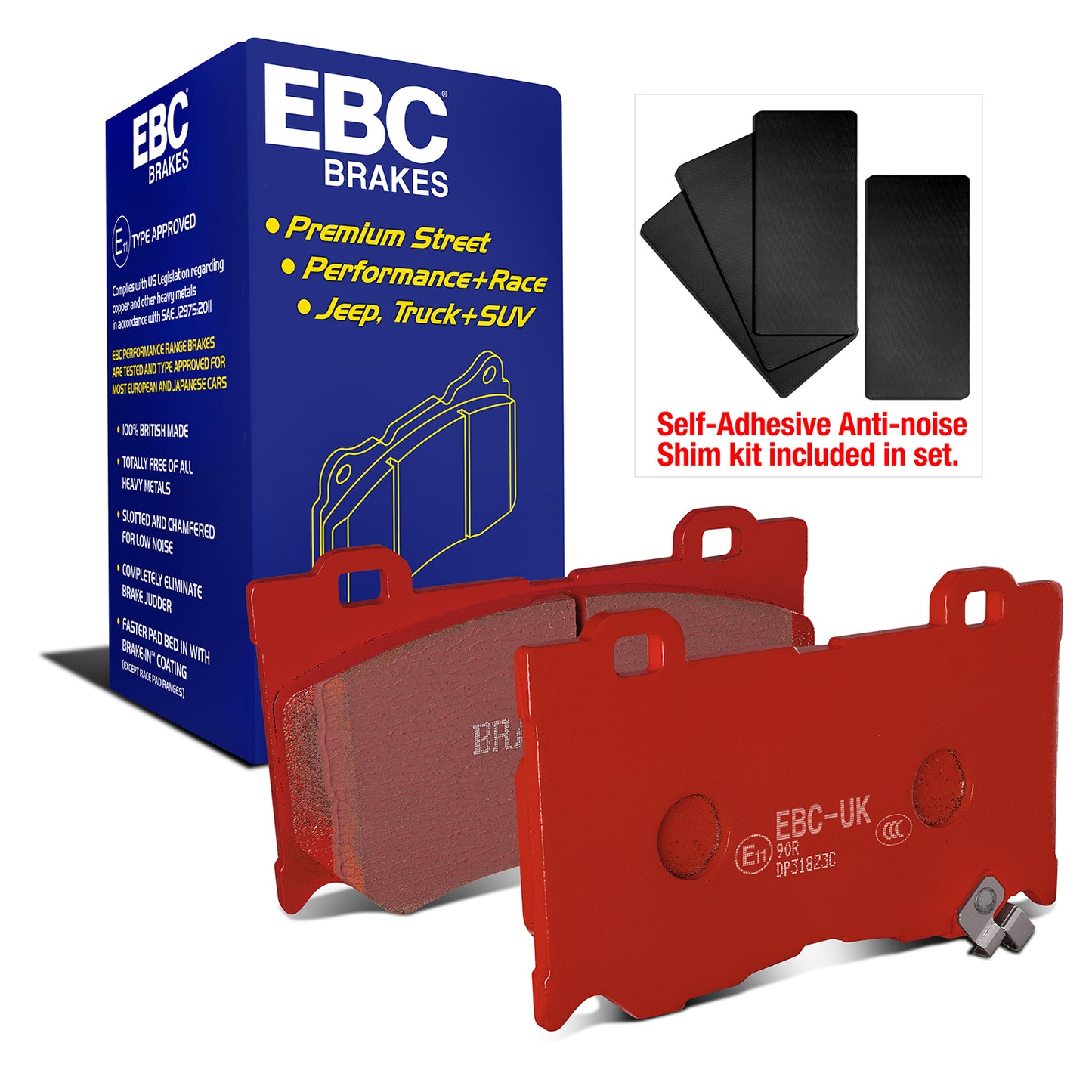 EBC Redstuff 3000 Series Sport Brake Pad Set (DP31823C)