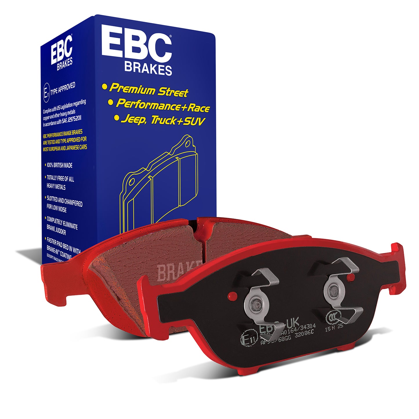 EBC Redstuff 3000 Series Sport Brake Pad Set (DP32086C)