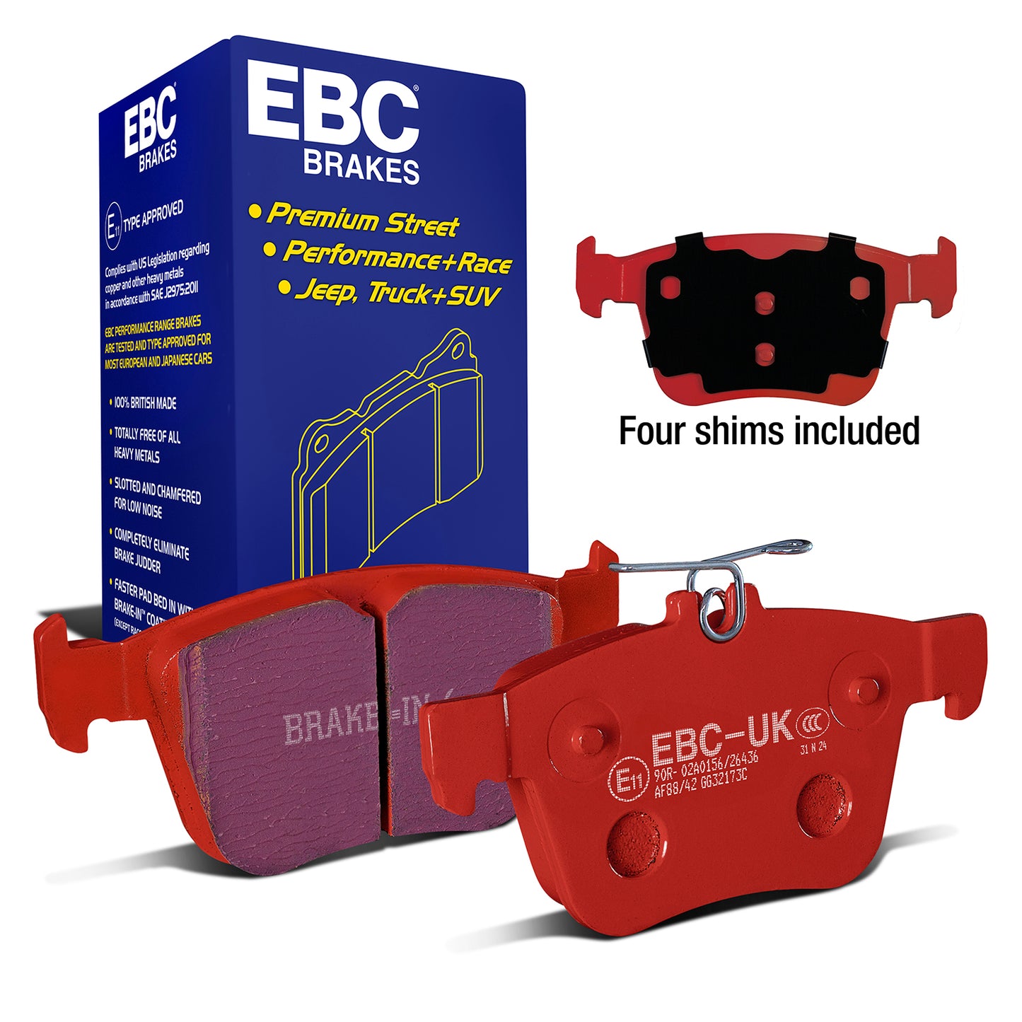 EBC Redstuff 3000 Series Sport Brake Pad Set (DP32173C)