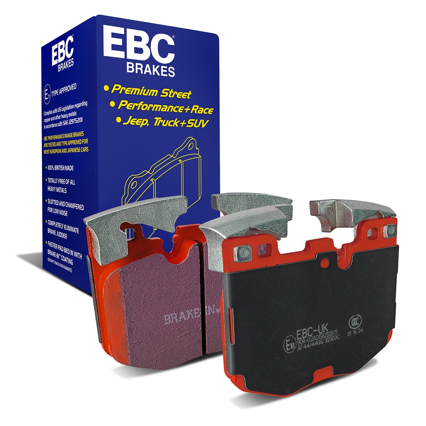EBC Redstuff 3000 Series Sport Brake Pad Set (DP32302C)
