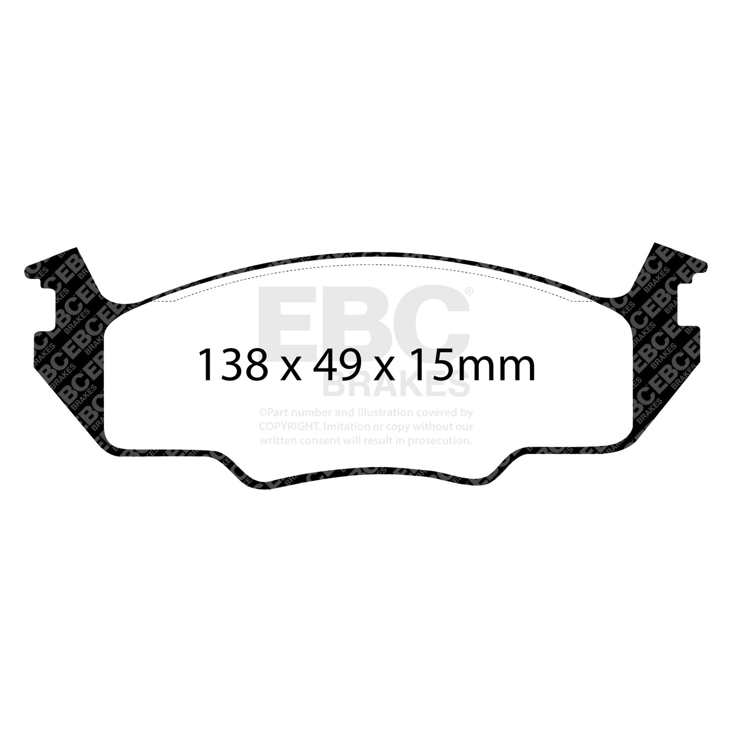 EBC Greenstuff 2000 Series Sport Brake Pad Set (DP2366)