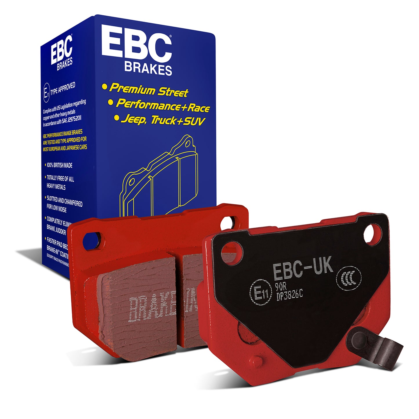 EBC Redstuff 3000 Series Sport Brake Pad Set (DP3826C)