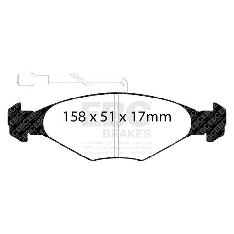 EBC Brakes Pad and Disc Kit (PDKF1890)
