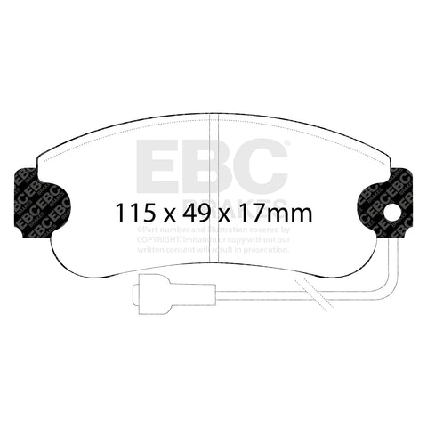 EBC Brakes Pad and Disc Kit (PDKF1785)