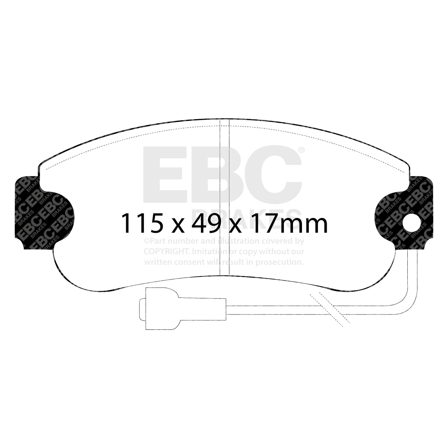EBC Brakes Pad and Disc Kit (PDKF1889)