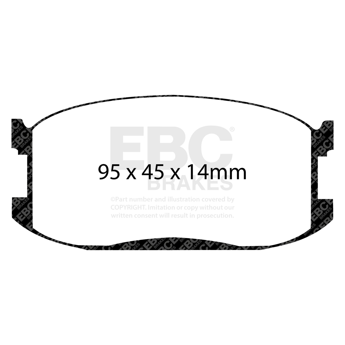 EBC Brakes Pad and Disc Kit (PDKF1139)