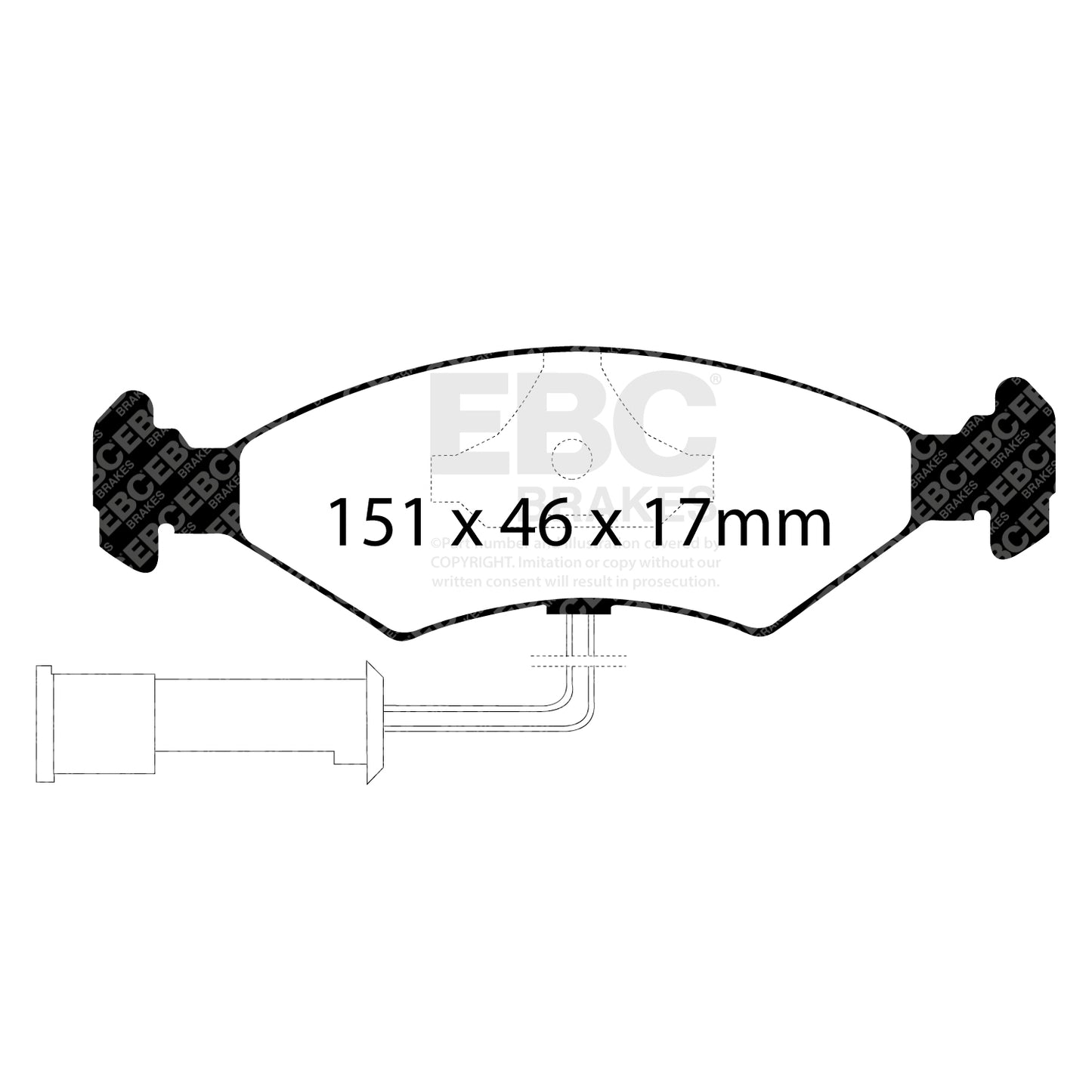 EBC Brakes Pad and Disc Kit (PD11KF873)