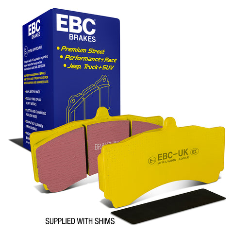 EBC Yellowstuff 4000 Series Street and Track Brake Pad Set (DP4006R)