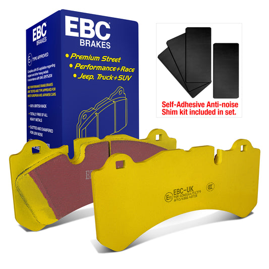 EBC Yellowstuff 4000 Series Street and Track Brake Pad Set (DP4071R)