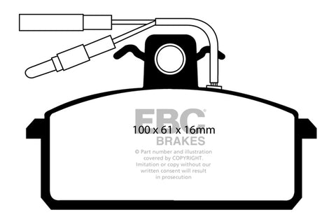 EBC Brakes Pad and Disc Kit (PDKF1050)